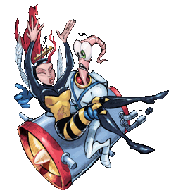Earthworm Jim and Princess What's Her Name