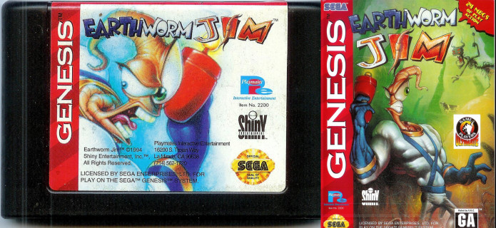 Earthworm Jim Sega Genesis